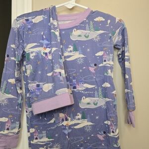 Little Sleepies Purple Fantasy Print Pajama Set